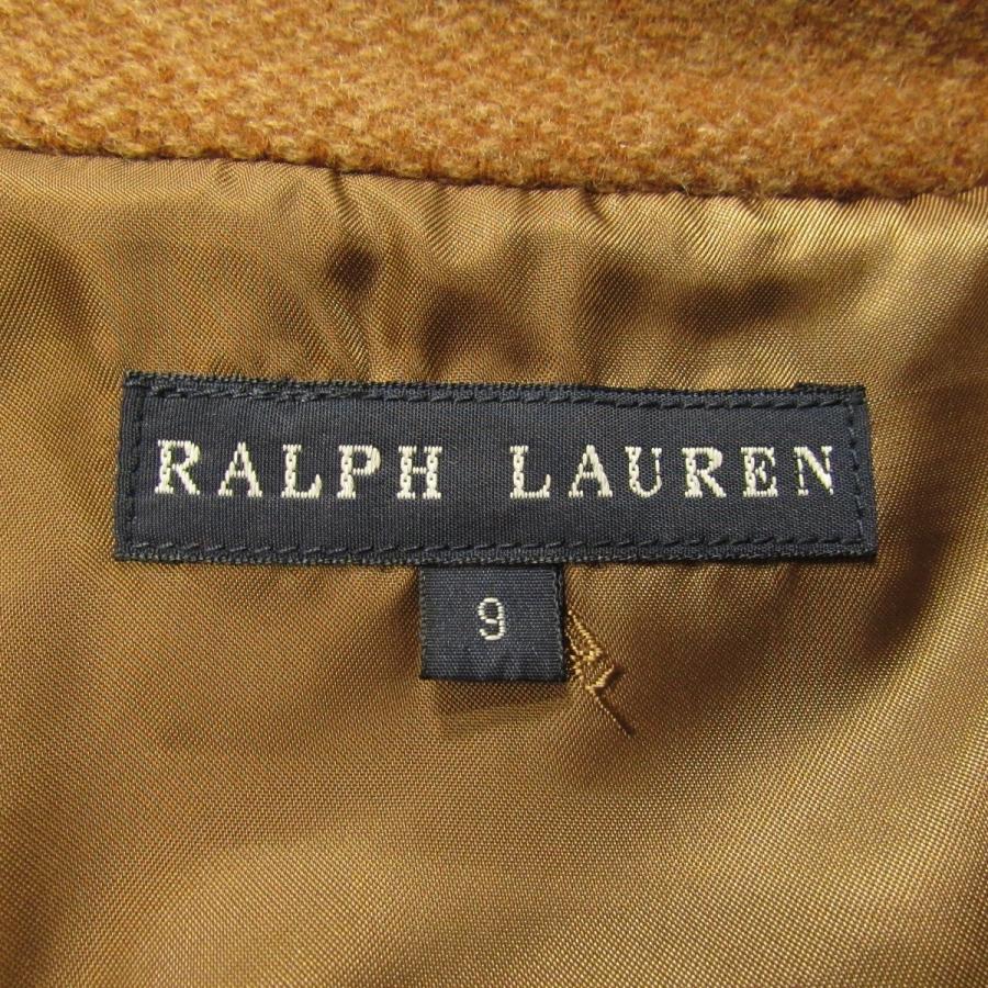 新品同様 ラルフローレン RALPH LAUREN レディース ツイード フロントジップ ジャケット 9号 秋冬 ウール 比翼仕立て ショートコート｜hitrad｜03