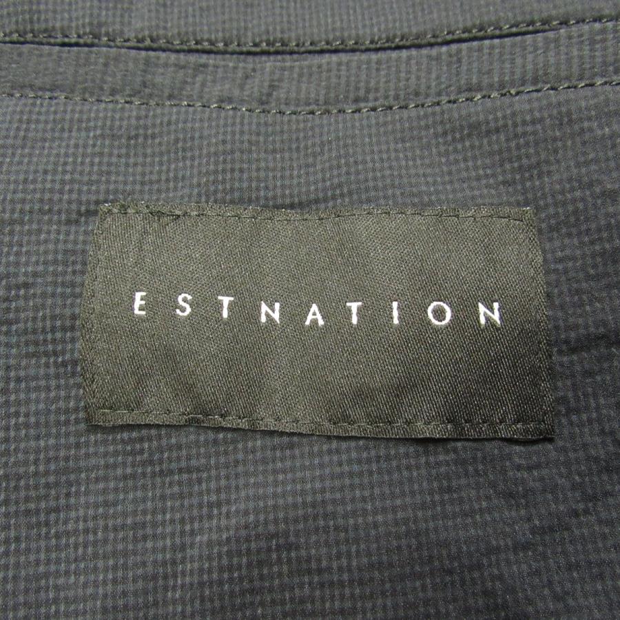 エストネーション テーラードジャケット ストレッチ アンコン ネイビー XL ESTNATION（エストネーション） 未使用品 定価3.7万 メンズ ストレッチ