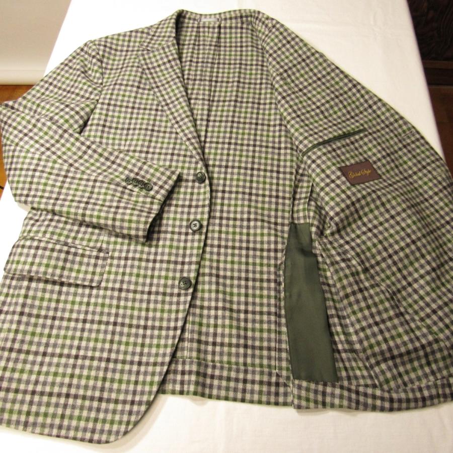 新品同様 グローバルスタイル Global Style 伊デルフィノ生地 メンズ 