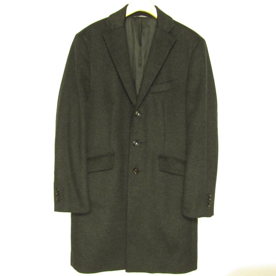VISARUNO（ビサルノ） 美品 メンズ カシミヤ混 チェスターコート LL