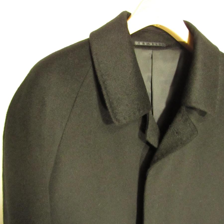 美品　ダーバン　比翼　チェスターコート　ブラック　カシミヤ100% 秋冬　3L 美品 ダーバン 比翼 チェスターコート ブラック カシミヤ100% 秋冬 3L