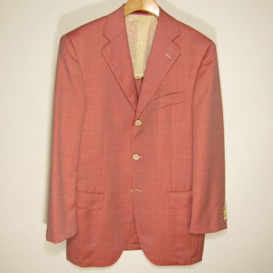 パルジレリ　PAL ZILELI レザー　ジャケット　イタリア製 PAL ZILERI（パルジレリ） 新品同様 イタリア製 メンズ ヘリンボーン