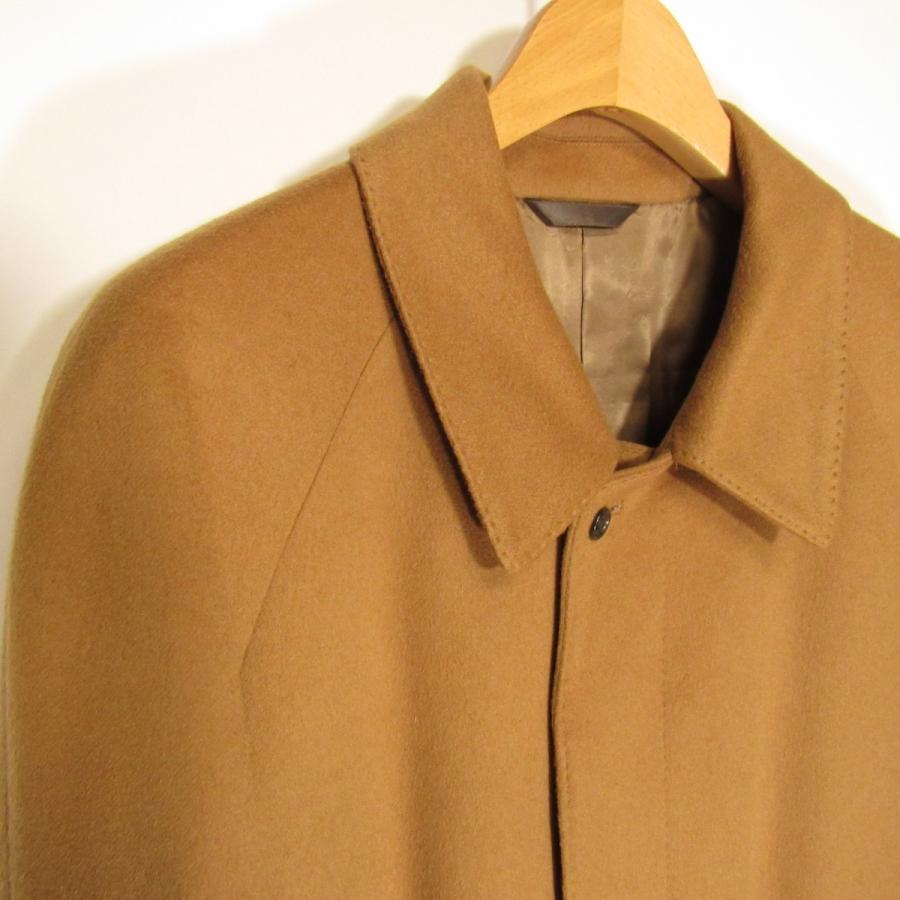 美品 St.Simon イタリア製生地使用 メンズ カシミヤ100% ステンカラー