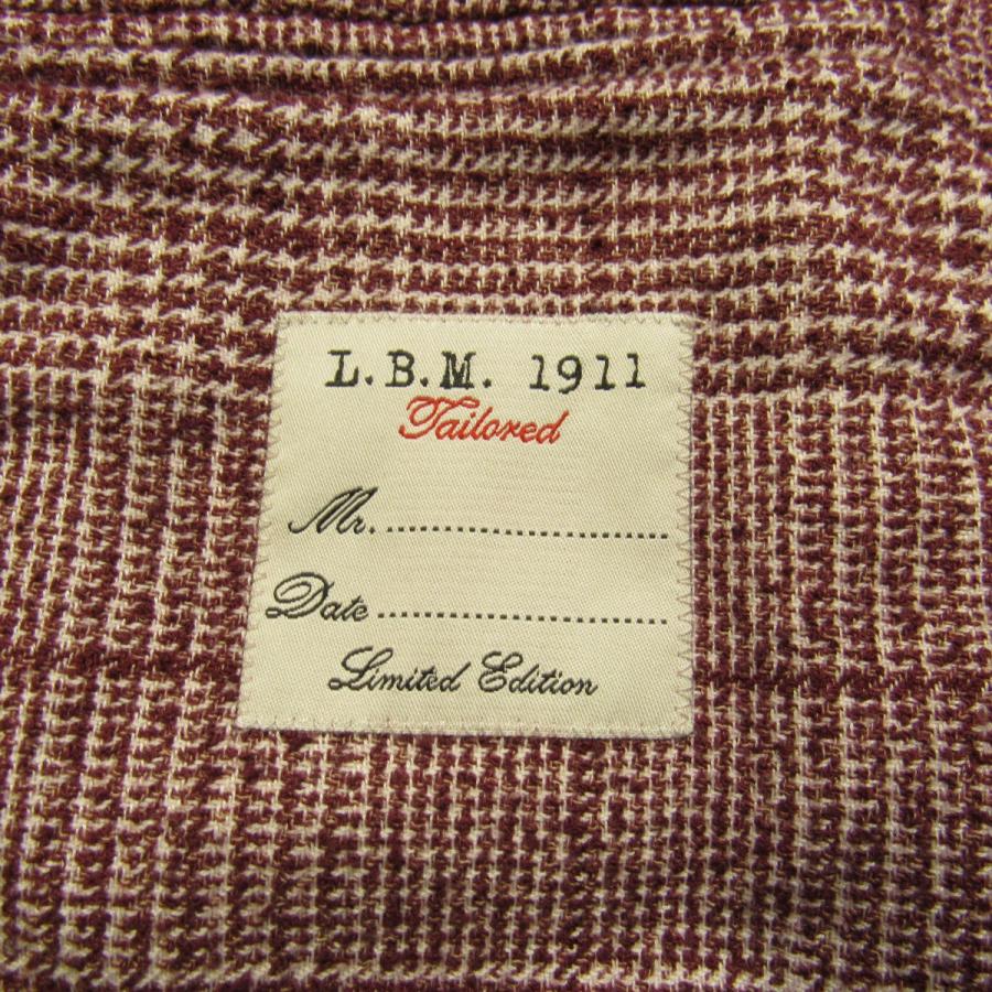 L.B.M.1911 美品 定価8.3万 イタリア製 エルビーエム1911 メンズ 