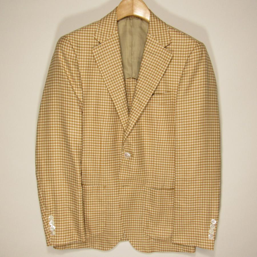 EDIFICE 新品同様 エディフィス 伊ロロピアーナ社製生地 メンズ 麻混  