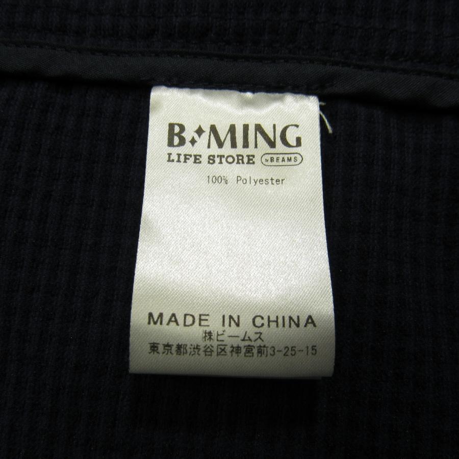 美品 ビームス B:MING LIFE STORE by BEAMS メンズ ストレッチ シアサッカー テーラード ジャケット S 春夏 ネイビー 軽量 パッカブル仕様｜hitrad｜04