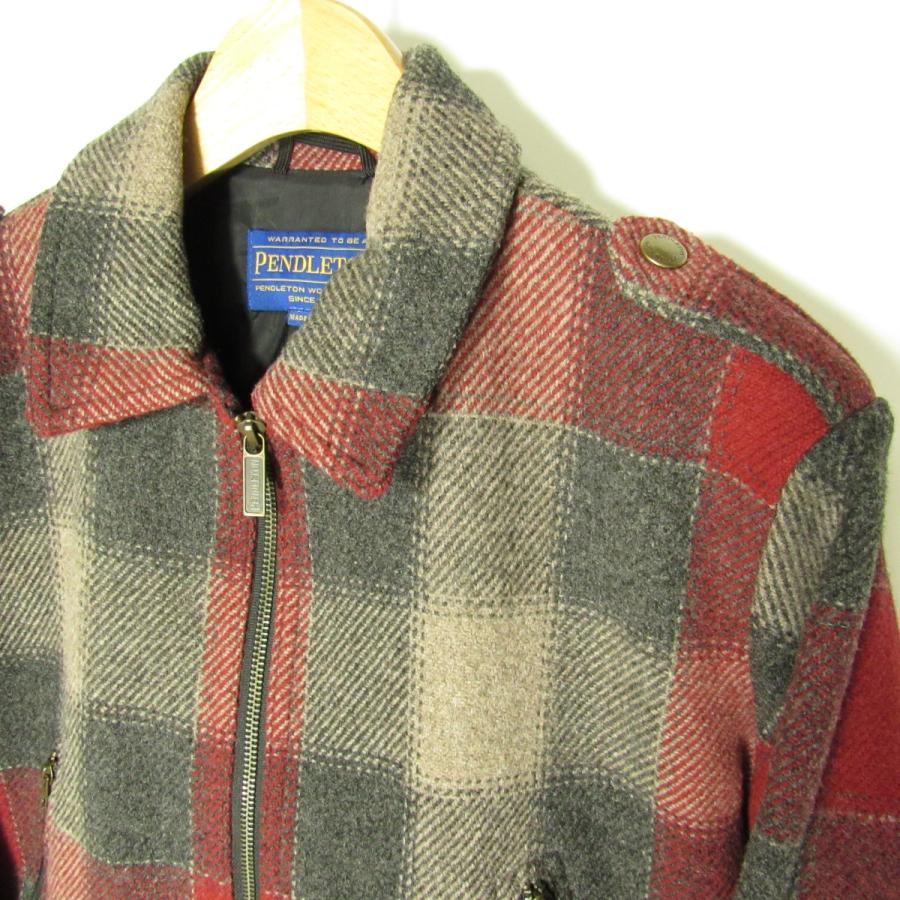 美品 PENDLETON 70s USA製 チェック 短丈 ウールブルゾン 70s PENDLETON ウールジャケット ブルゾン Mサイズ 短丈 USA製 - メルカリ
