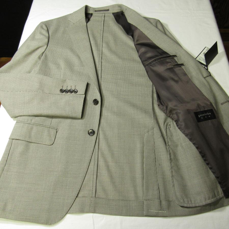 gotairiku /テーラードジャケット サマージャケット 38L(AB6) gotairiku 未使用品 定価4.9万 五大陸 伊デルフィノ生地 メンズ サマー