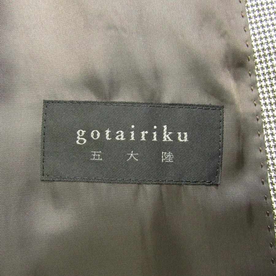 gotairiku 未使用品 定価4.9万 五大陸 伊デルフィノ生地 メンズ サマー