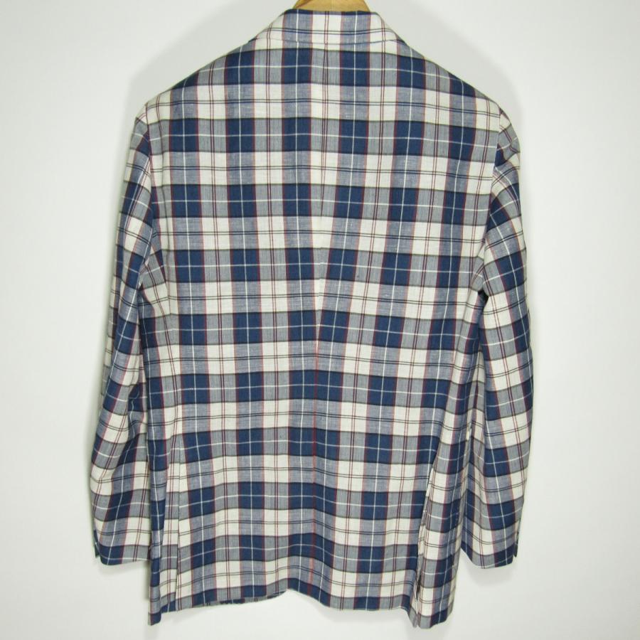 ☆麻混 L相当☆ Papas テーラードジャケット パイピング