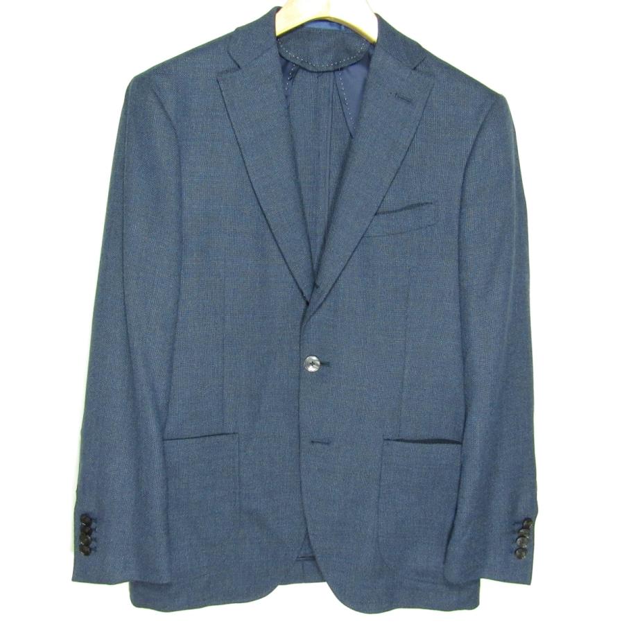 TAKAQ REDA スーツ セットアップ 冷感 生地 ネイビー Y5 M相当 TAKA-Q（タカキュー） 新品同様 伊REDA社製ICESENSE生地 メンズ
