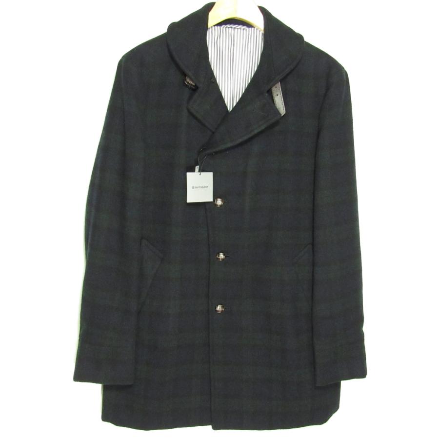 SUIT SELECT 未使用品 スーツセレクト メンズ メルトン ブラック