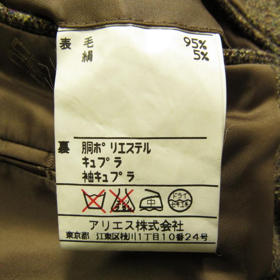 [未使用に近い]DAKS英国製テーラードジャケットPure Silk M 未使用に近い]DAKS英国製テーラードジャケットPure Silk M 未使用に