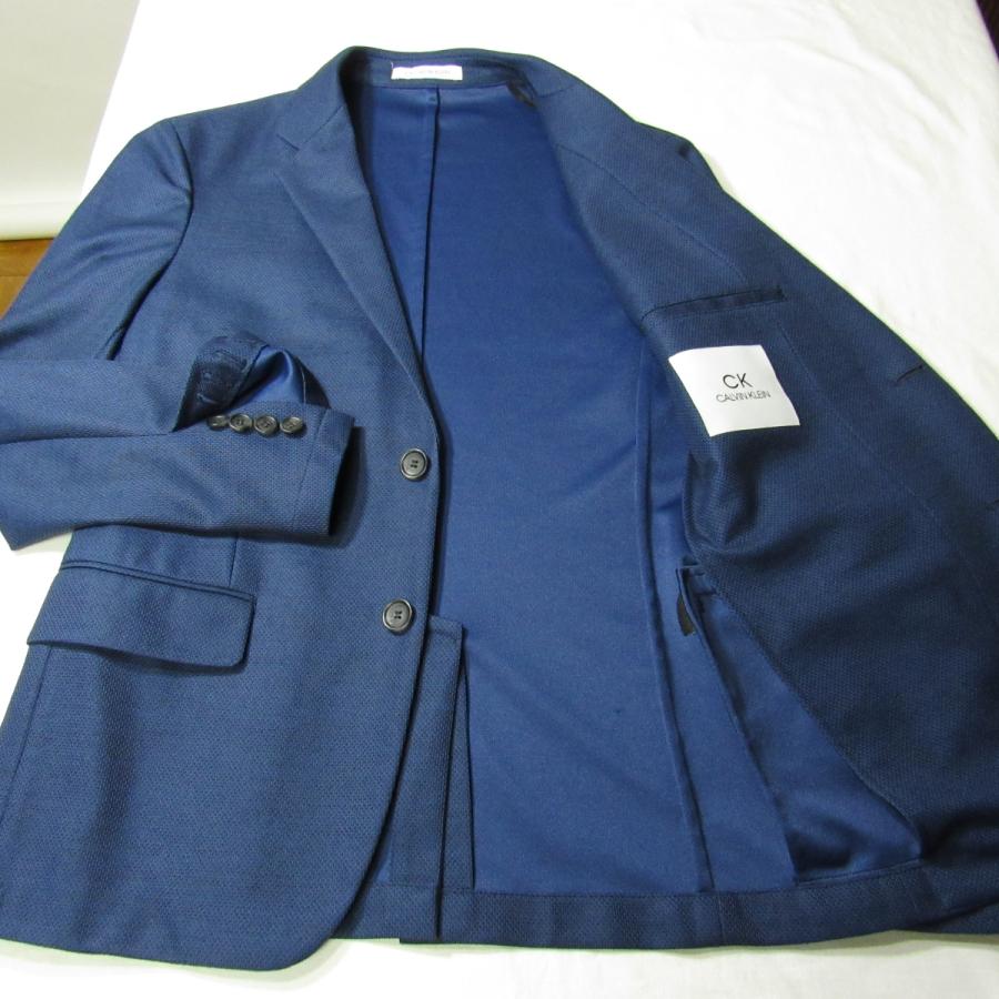 ck Calvin Klein 新品同様 カルバンクライン メンズ 麻混 ストレッチ