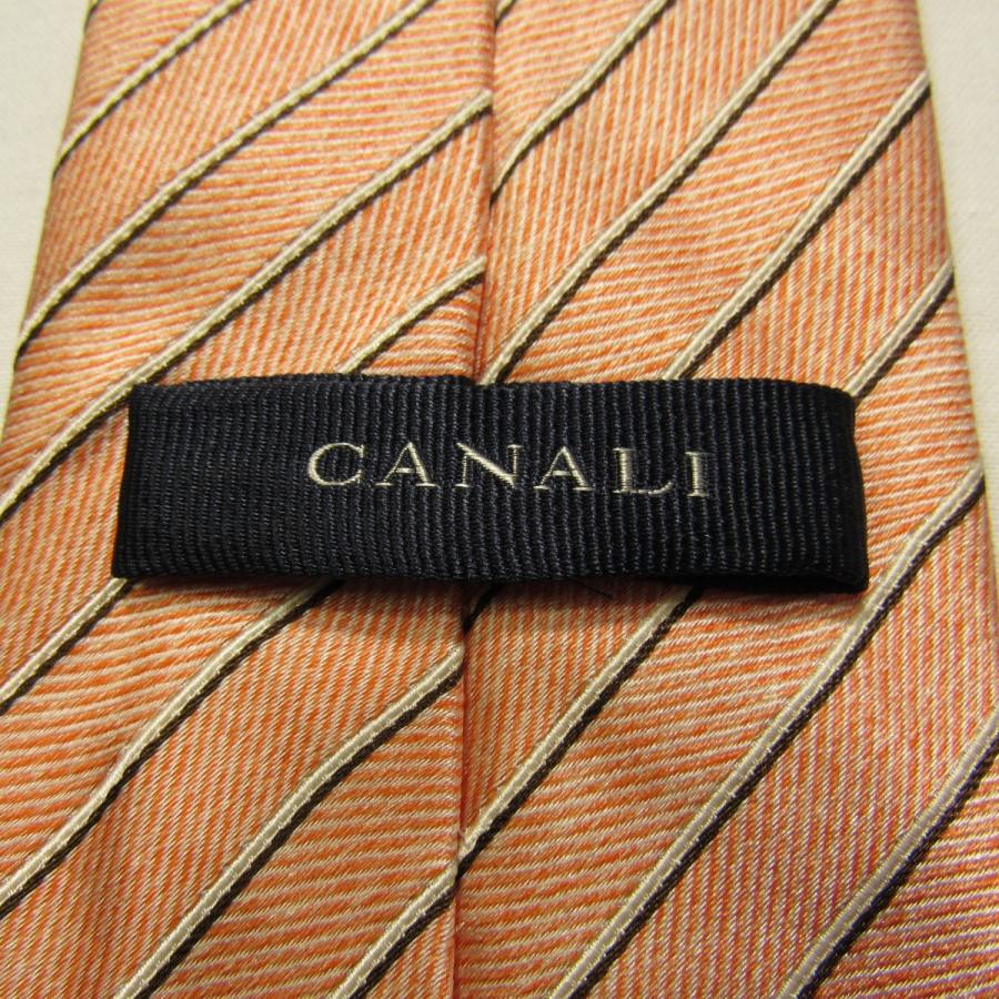 CANALI（カナーリ） 新品同様 イタリア製 レジメンタル シルク