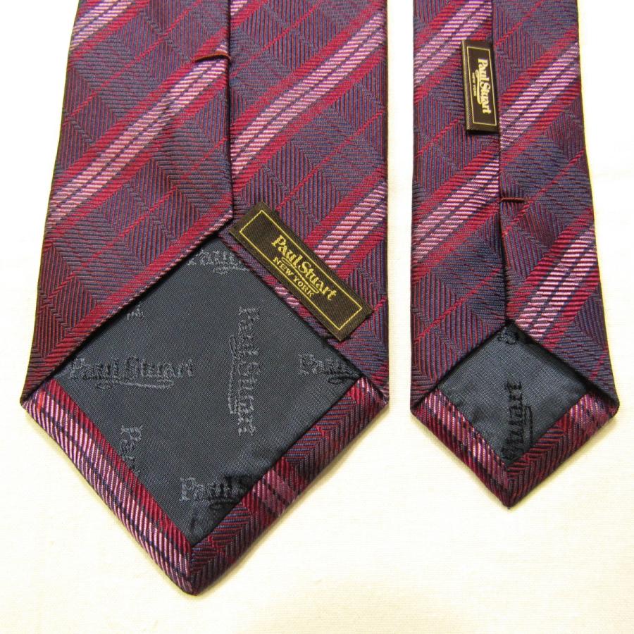PAUL STUART（ポールスチュアート） 新品同様 チェック柄 シルク