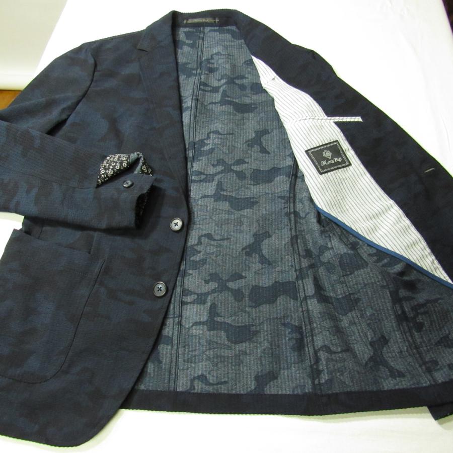 新品未使用フォーマル可能MEN'S BIGIジャケット MEN'S BIGI（メンズビギ） 美品 定価2.3万 メンズ ストレッチ シア