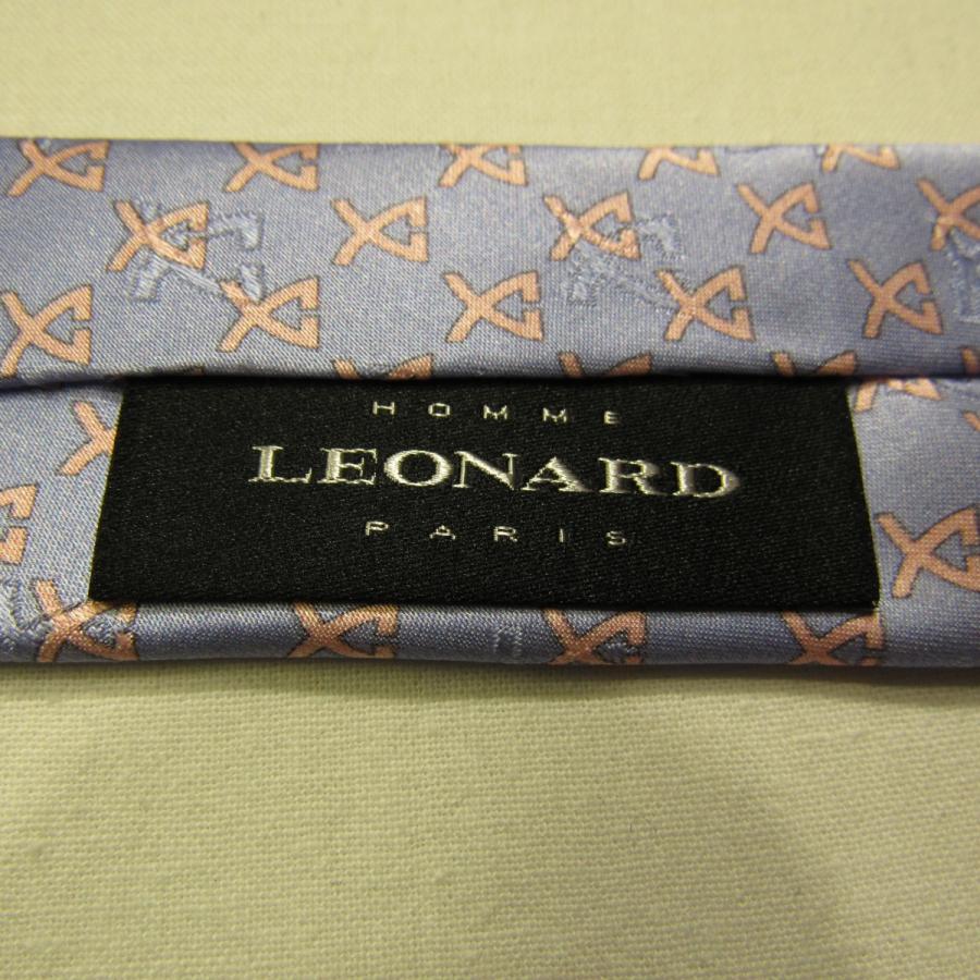LEONARD（レオナール） 未使用品 イタリア製 シルク 花柄 ネクタイ