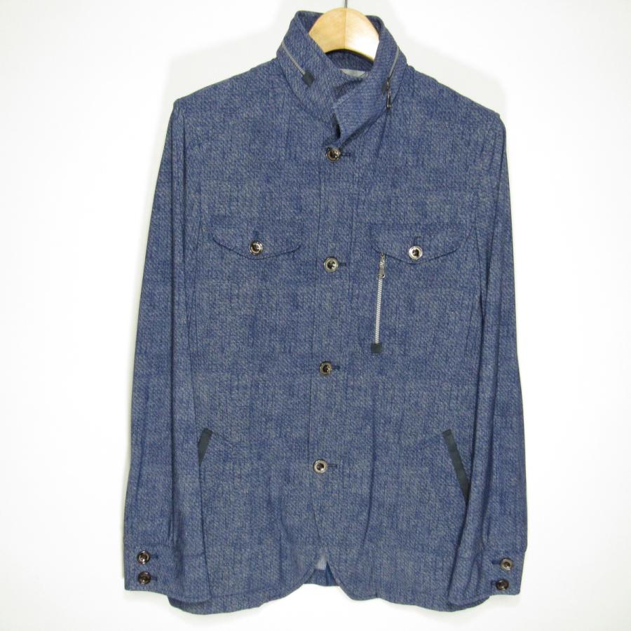 INTERMEZZO（インターメッツォ） 美品 メンズ ハイストレッチ スタンド 