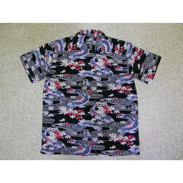 【美品】サンサーフ　開襟　アロハシャツ　希少XLサイズ　鯉　和柄 美品】サンサーフ 開襟 アロハシャツ 希少XLサイズ 鯉 和柄