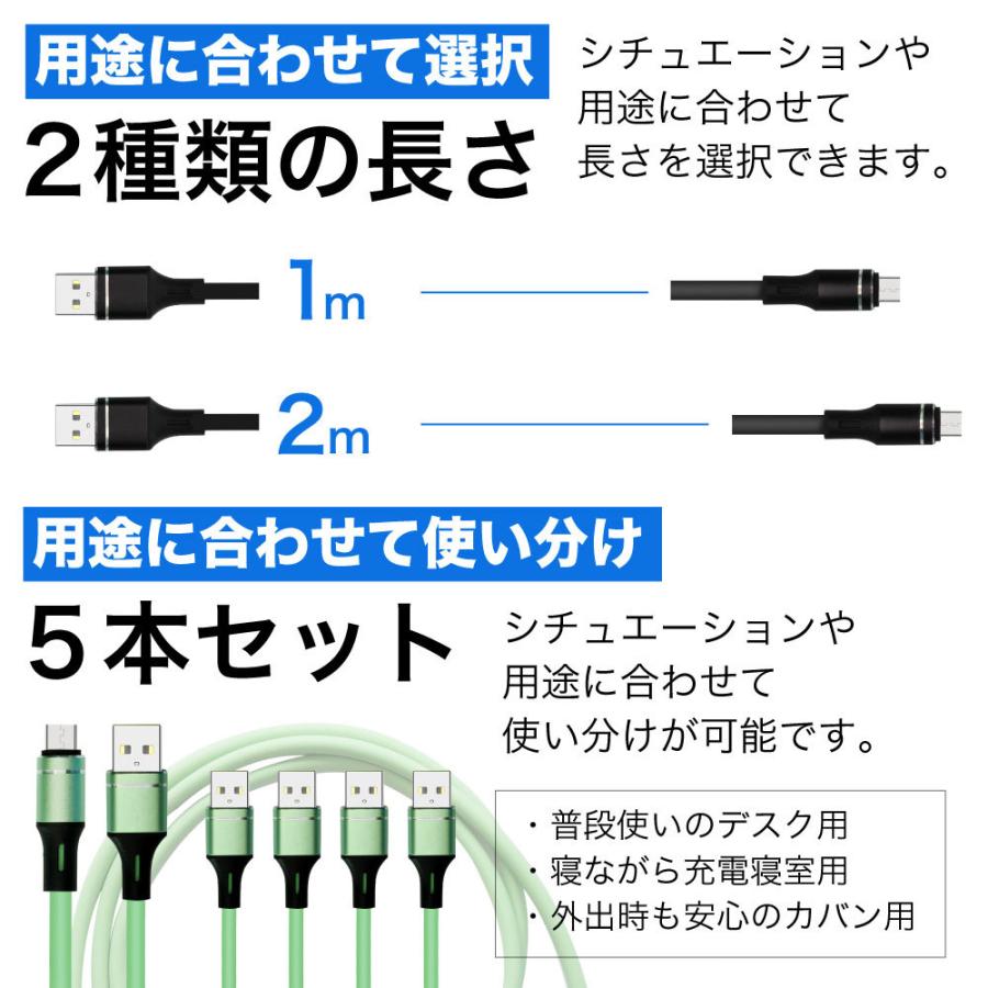 microusb ケーブル 急速充電 micro usb 充電ケーブル マイクロusb 耐久 充電コード 1m 2m 5セット 短い 長い 断線 防止 USB 変換 android アンドロイド シリコン :cable26-5:iPhone・スマホケースの必需品工房 - 通販 - Yahoo!ショッピング microusb ケーブル 急速充電 micro usb 充電ケーブル マイクロusb 耐久 充電コード 1m 2m 5セット 短い 長い 断線 防止 USB 変換 android アンドロイド シリコン :cable26-5:iPhone・スマホケースの必需品工房 - 通販 - Yahoo!ショッピング