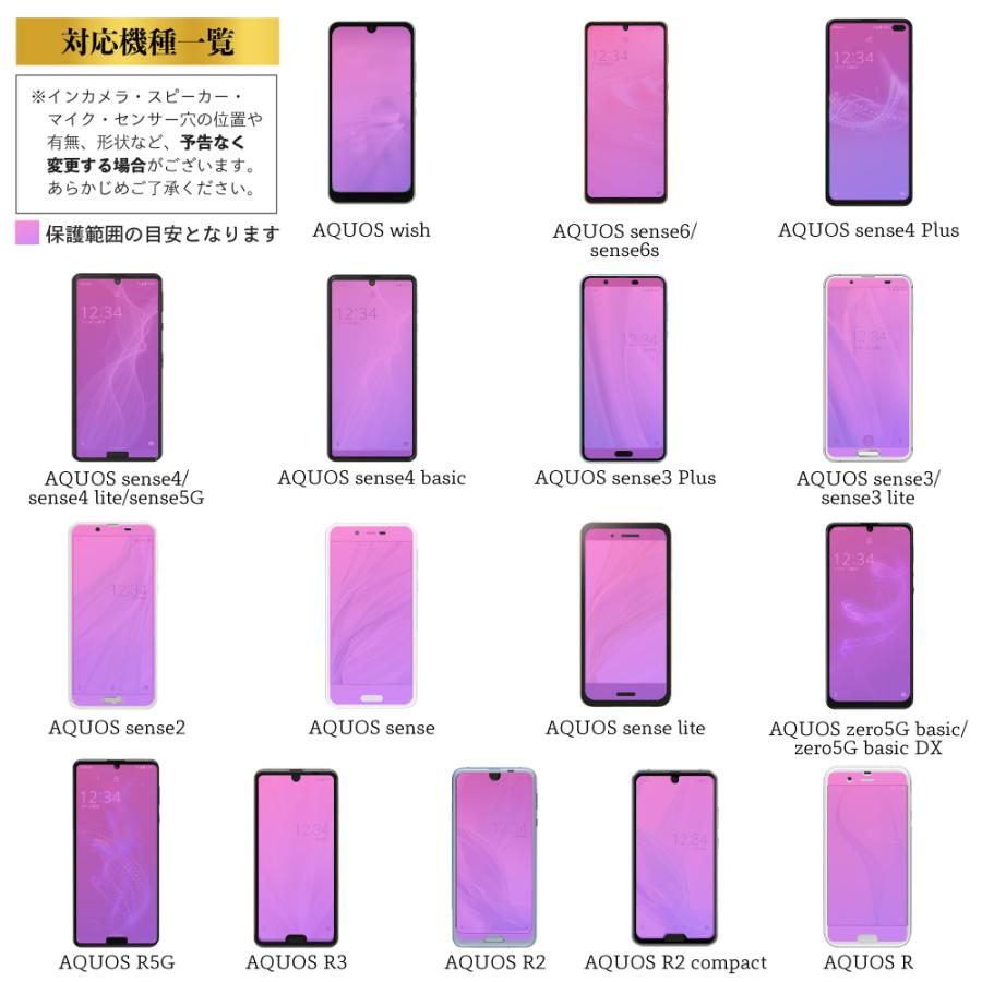 AQUOS sense6 保護フィルム 2枚 sense4 lite basic フィルム sense5G sense3 sense2 sense lite basic ブルーライトカット ケース zero 5G R5G R3 R2 R 耐衝撃｜hitsujyuhin-kobo｜19