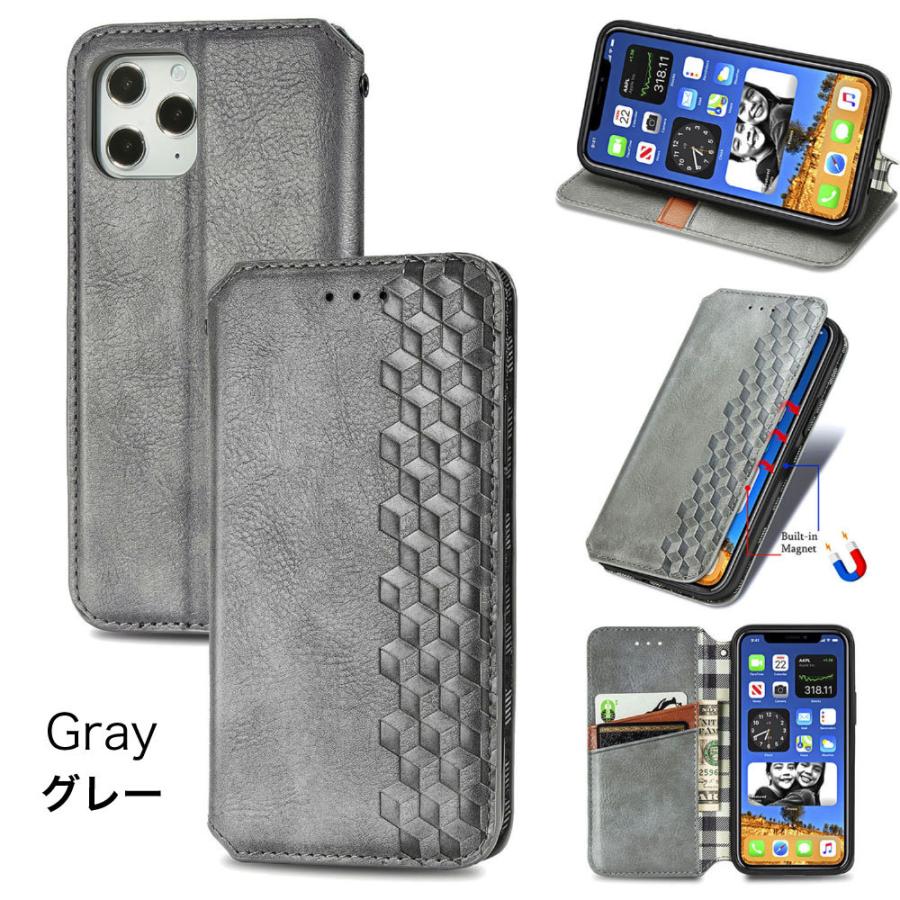 シンプルスマホ5 ケース 手帳型 シンプルスマホ5 ケース おしゃれ 手帳 シンプルスマホ 5 ケース スマホケース カバー 耐衝撃 スマホカバー ベルトなし 幾何学｜hitsujyuhin-kobo｜15