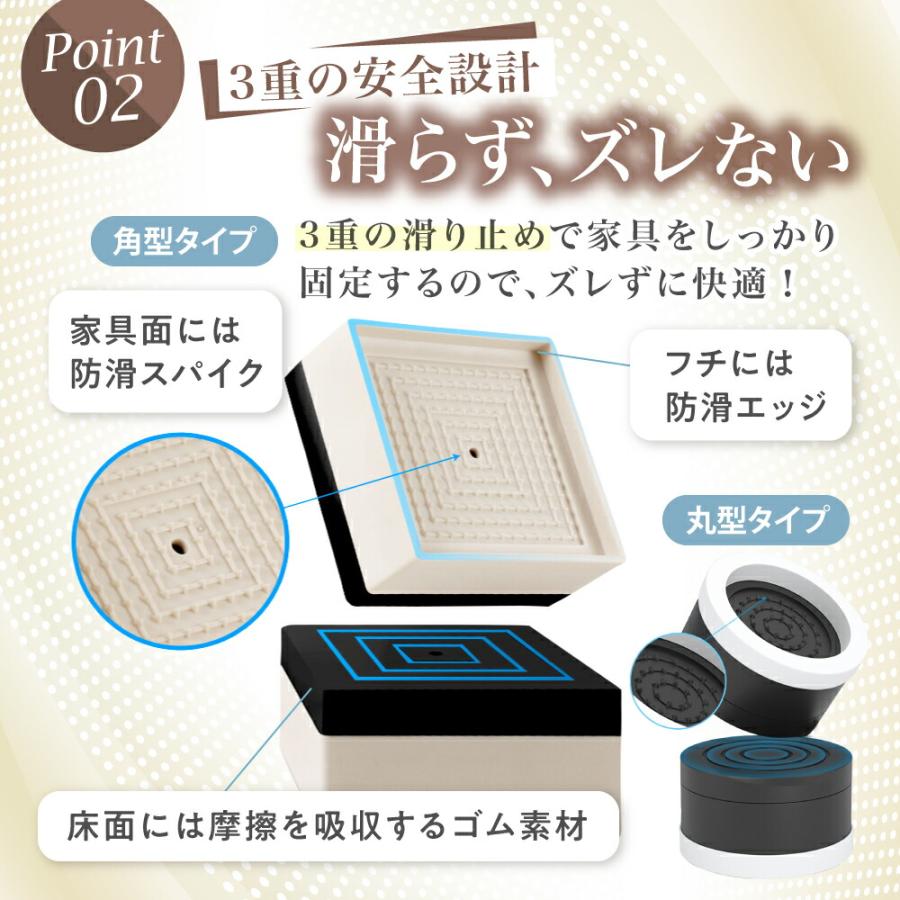 継ぎ脚 継ぎ足 継脚 継足 高さ調整 机 4個セット 10cm 3cm テーブル