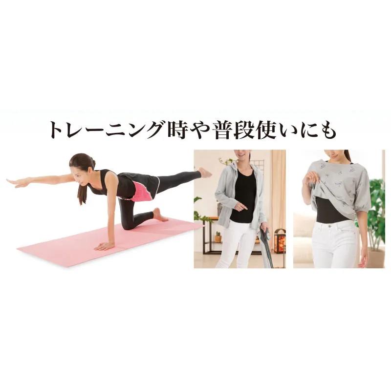 体幹加圧エクサインナーブラックM2枚組み  ダイエット 引き締め インナー キャミソール タンクトップ 姿勢矯正 背筋 加圧 |  | 03