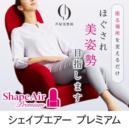 芦屋美整体 骨盤シェイプエアープレミアム 骨盤矯正 座椅子