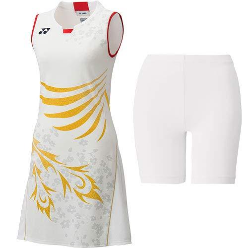 代引不可 ヨネックス レディース バドミントンウェア ワンピース インナーパンツ付 ホワイト 570 011 O お気にいる Www Muslimaidusa Org