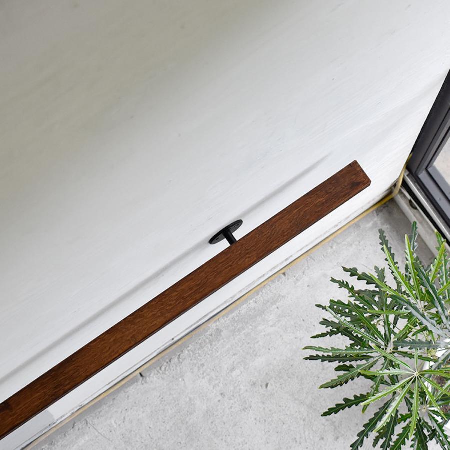 1600mm 木製手すり ブラケット トイレ モダン 職人 工場直送 階段 ナチュラル 玄関 プロ仕様 Diy オーク材 手すり受け金物 手摺受け シンプル おしゃれ ものづくり 国産 かっこいい アイアン ハンドル 介護 廊下 ブラック