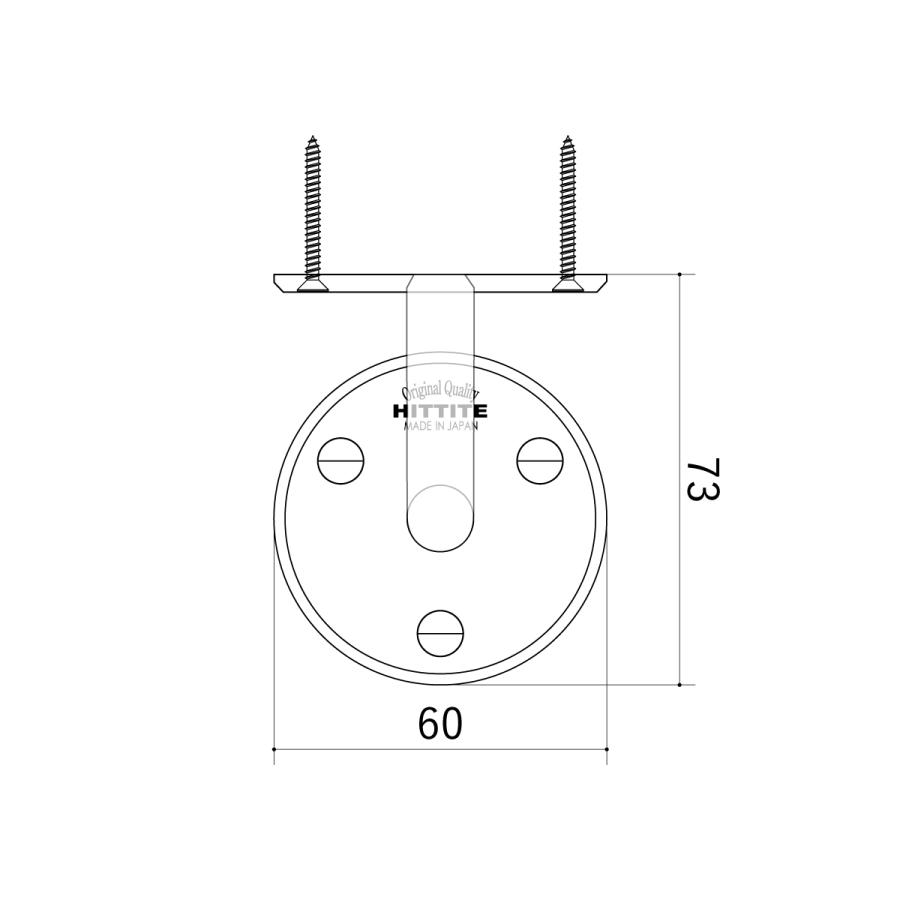 DIY 手摺りブラケットのみ 1個から ホワイト アイアン 階段手すり 玄関手摺 木製手すり 手すり受け金物 おしゃれ 日本製 HITTITE｜hittitepro｜02