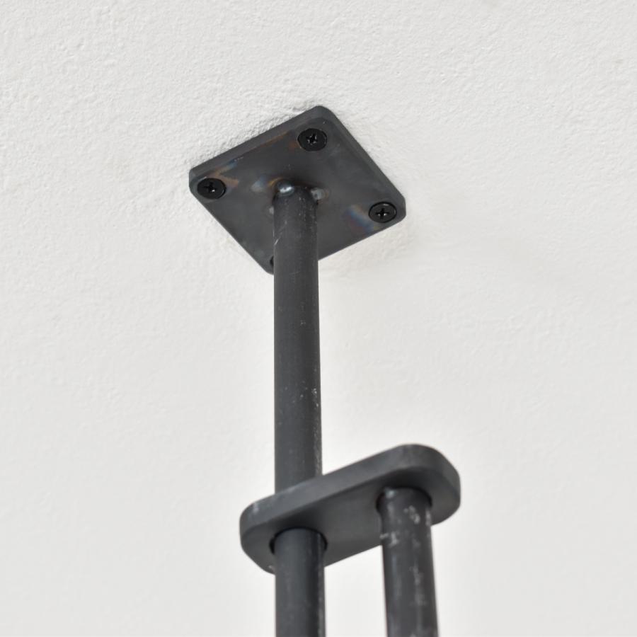 天井吊り昇降式ハンガー＜IRORI＞幅1200mm 店舗 什器 アイアン