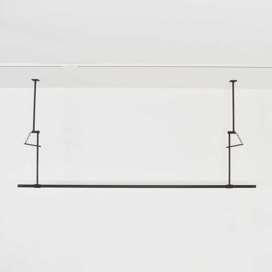 天井吊り昇降式ハンガー＜IRORI＞幅1200mm 店舗 什器 アイアン