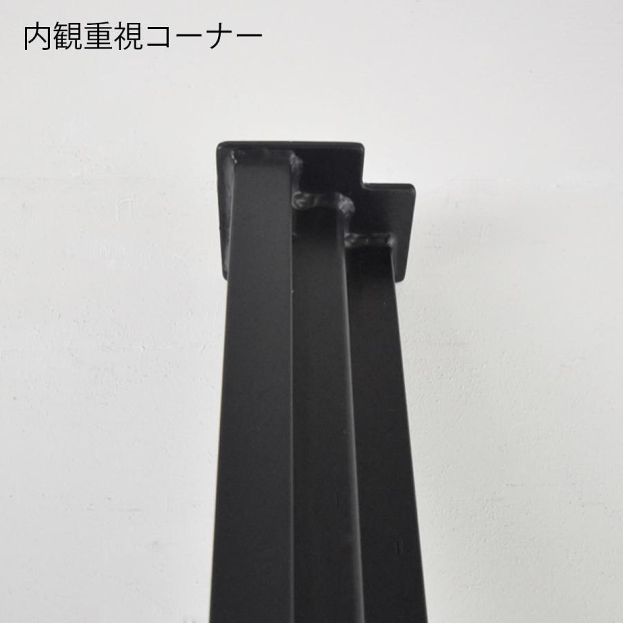 アイアン柱 \"sutun\" ストゥン【コーナー 1本】鉄柱/ブラック/フェンス/ウッドフェンス/エクステリア/造園/庭/ガーデニング/駐車場/門壁/プロ仕様の画像