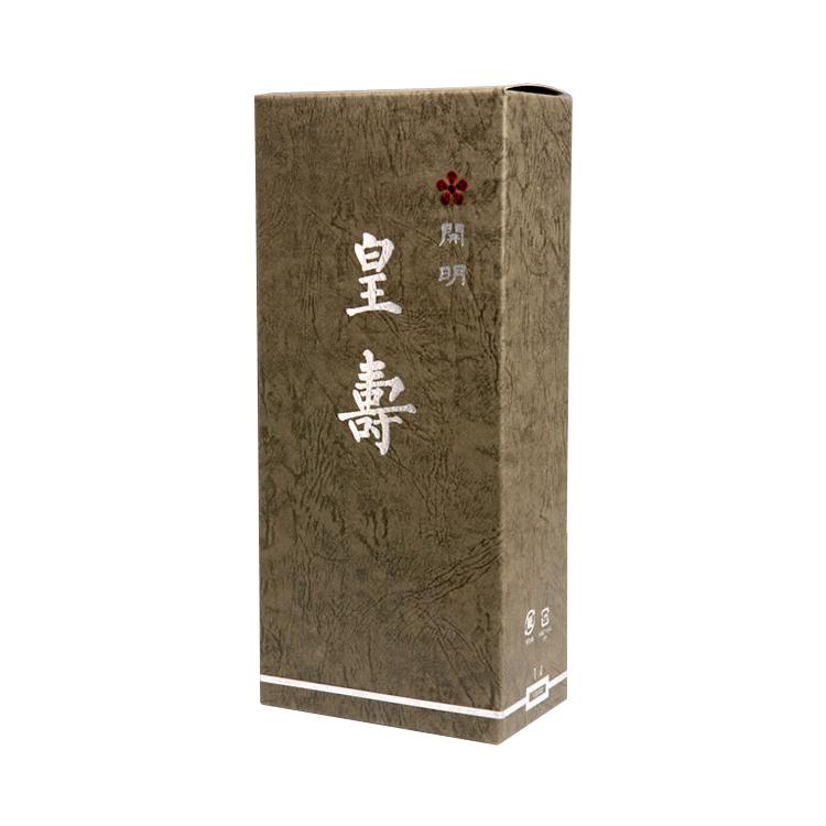 開明 皇壽 1L 最高級膠系 濃墨 墨液 開明製 1.0L 墨汁 墨 黒 書道
