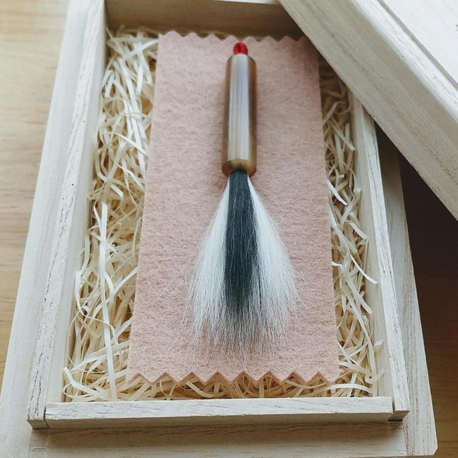 ペットの抜毛で作る小さな筆（お仕立券） メモリアル 記念品 犬 猫 思い出 遺品 供養 毛 PET うちの子 記念 筆庵 Hituan_16