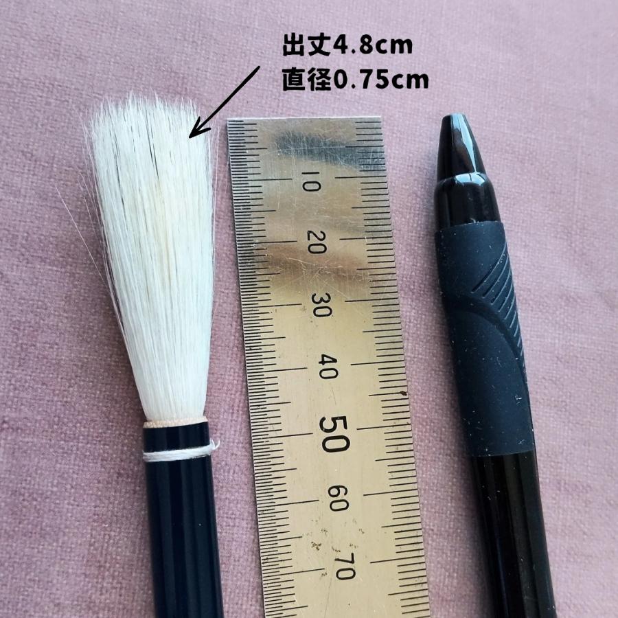 白雲 狸兼毫 兼毛 兼毫 楷書 行書 作品 書道 太筆 中筆 半紙 和文具