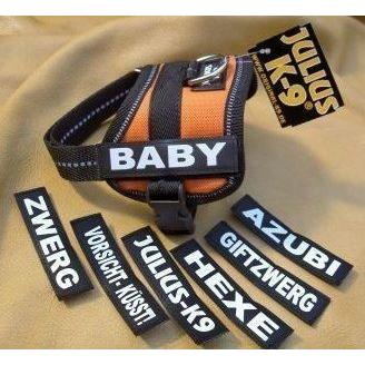 【2枚1セット】Julius K9（黒地/きらきらパープル） お名前入りラベル M サイズ |  | 01