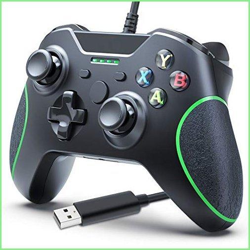 Web限定 Wired Controller For Xbox One Usb Gamepad Remote Joystick Controller With Dual Vibration And Audio Jack For Xbox One X S And Pc Windows 7 8 100 の保証 Www Drogariavirginia Com Br
