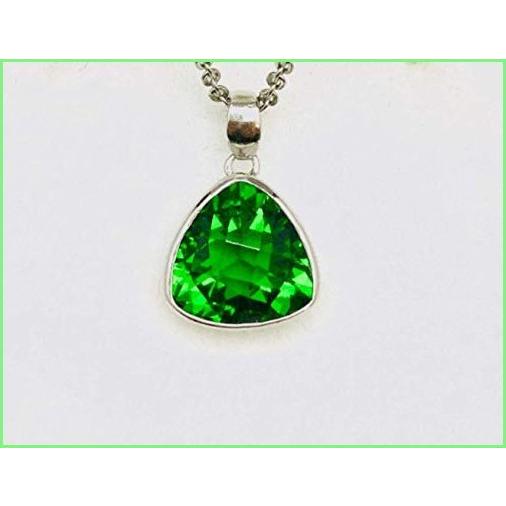 公式ストア Pb Classic Mt St Helens Green Helenite May Birthstone Trillion Shape Bezel Set Sterling Silver Pendant 並行輸入品 正規販売代理店 Sterlixambiental Com Br