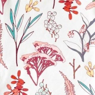 ☆無料ラッピング☆オーガニックコットン☆手作り☆スリムハーレムパンツ☆スウェット☆レギンス☆Sweetテイスト☆Floral Study☆80〜90cm |  | 01