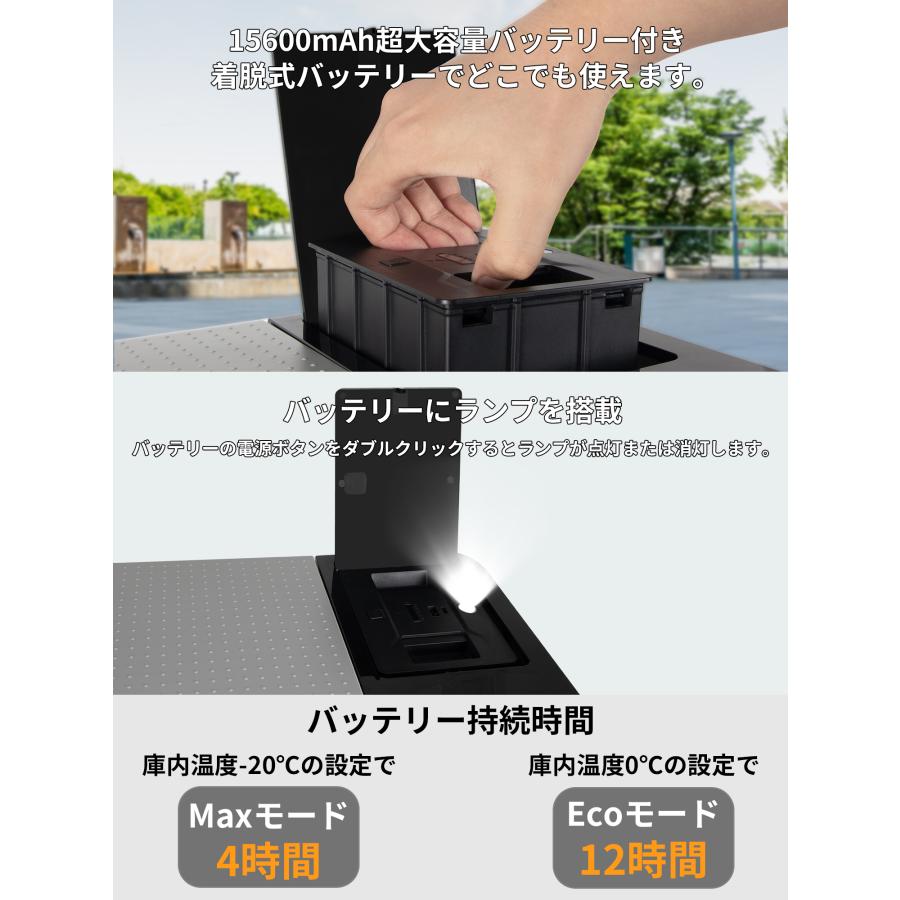 車載冷蔵冷凍庫 クーラーボックス バッテリー式 大容量 -20℃〜20 車載冷蔵冷凍庫 クーラーボックス バッテリー式 大容量 -20℃〜20