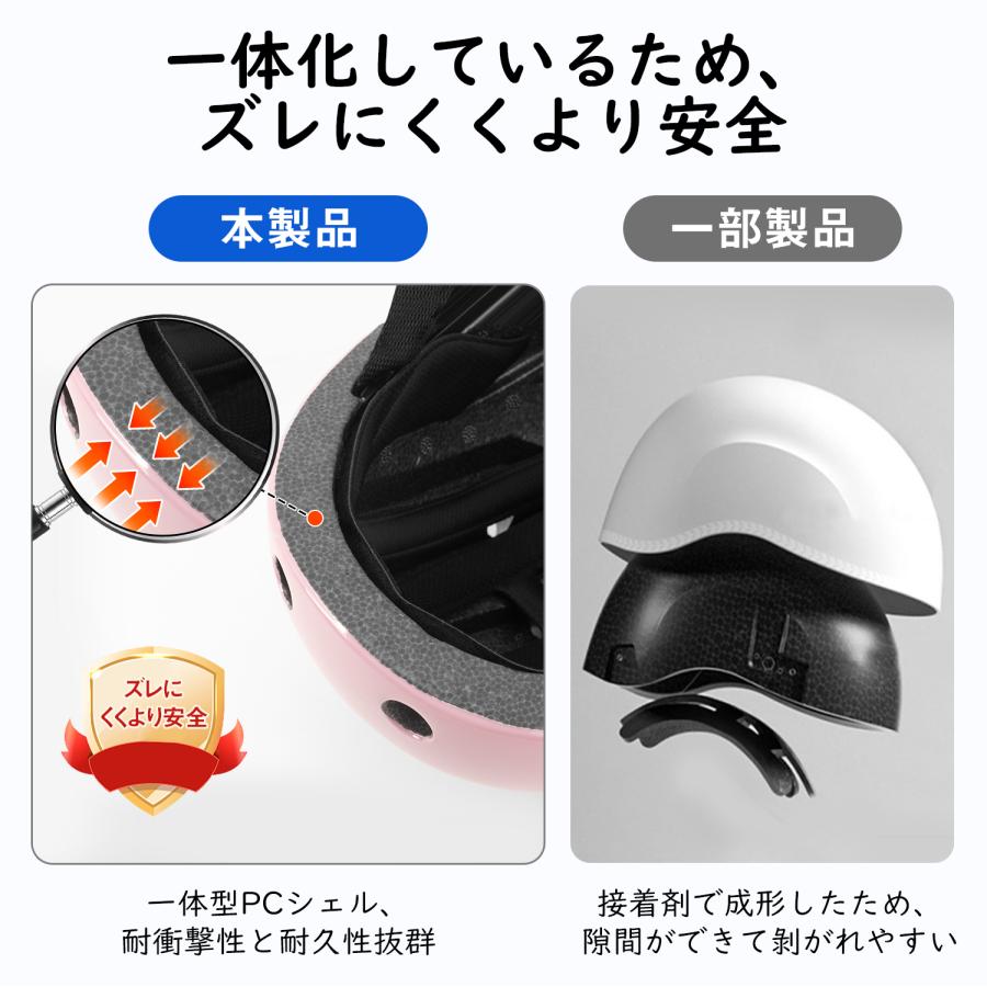 自転車ヘルメット 子供 小学生 高通気性 超軽量 一体型 CE認証済 