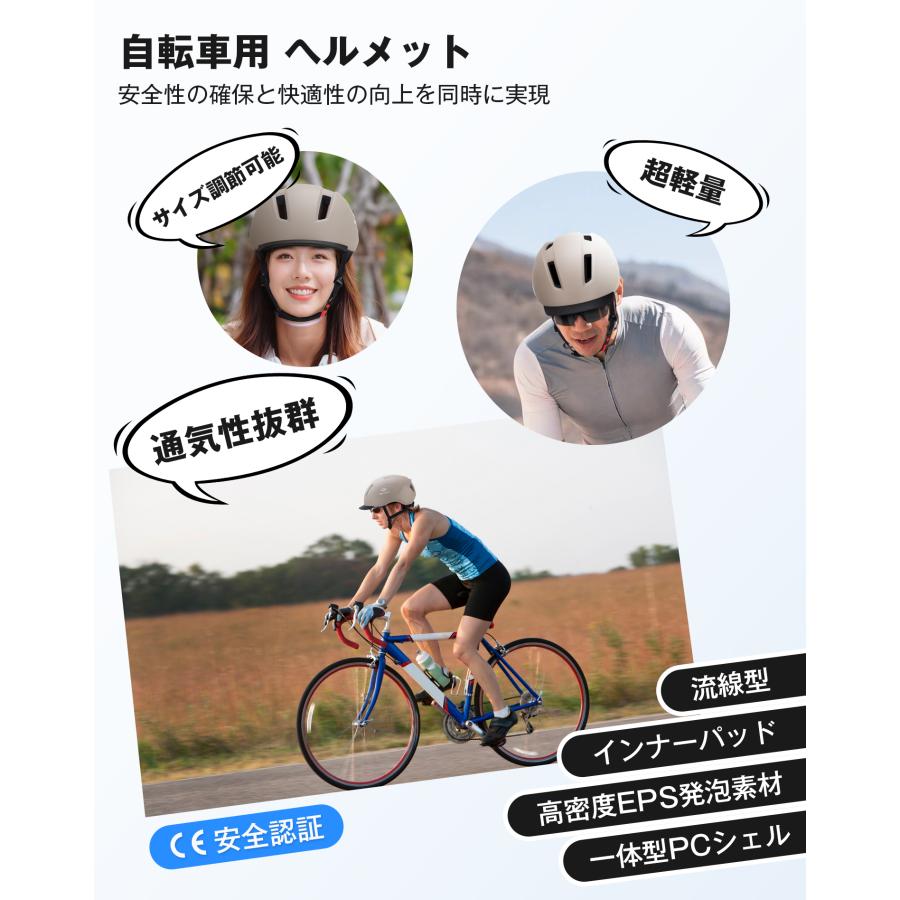 自転車ヘルメット つば付き 高通気性 軽量 耐衝撃 一体型 男女 自転車ヘルメット つば付き 高通気性 軽量 耐衝撃 一体型 男女