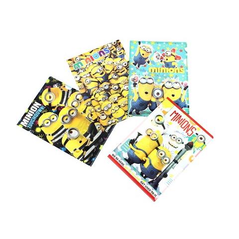 ミニオンズ L型 A4ファイル クリアファイル 事務 書類 整理 文房具 