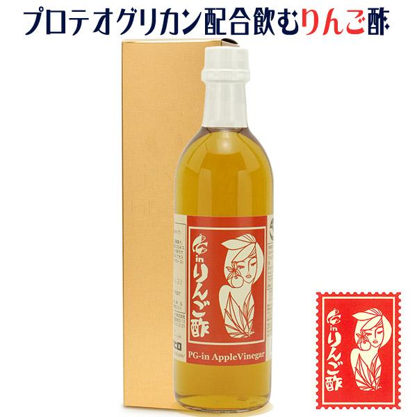 りんご酢 プロテオグリカン PG-inりんご酢 500ml (12本セット) 角弘 カネショウ カートン まとめ買いの画像