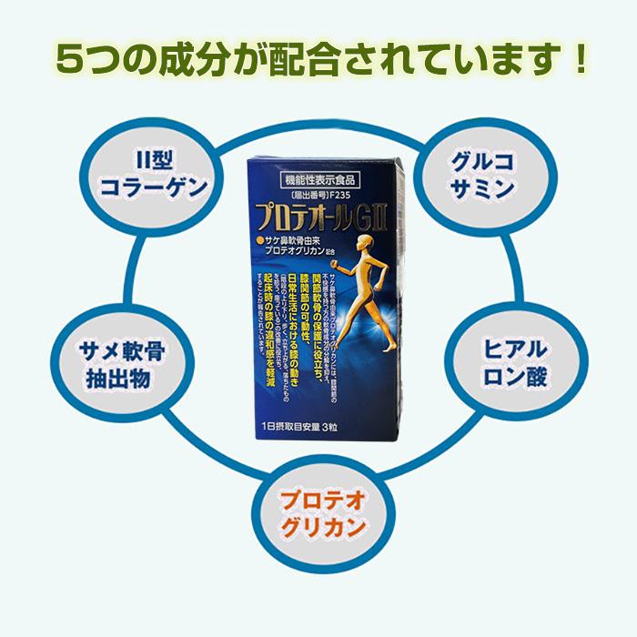 プロテオグリカン 機能性表示食品 プロテオールGII 90粒(約30日分 