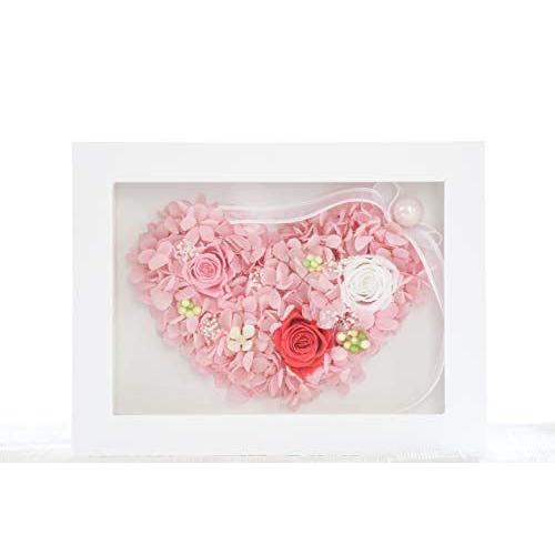 激安特価 Lulu S ルルズ 幸せを運ぶハートのプリザーブドフラワー 紫陽花 フレーム プリザーブドフラワー ドライフラワー サイズ 縦約15 5c 期間限定送料無料 Nicmosul Org